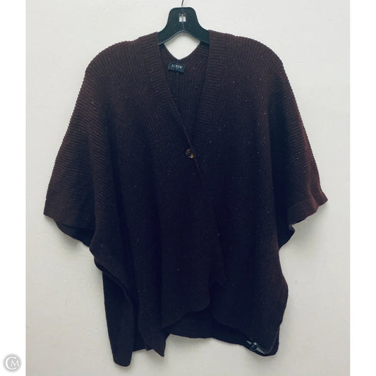 Poncho By J. Crew In Maroon, Size: L