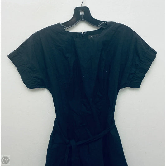 Dress Casual Midi By Banana Republic In Black, Size: Xs