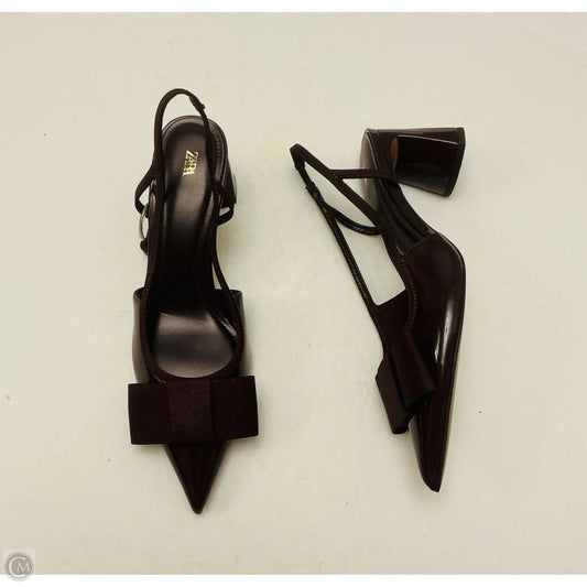 Shoes Heels Stiletto By Zara In Purple, Size: 8