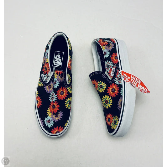 Shoes Sneakers By Vans In Floral Print, Size: 9