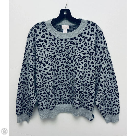 Sweater By Pink In Animal Print, Size: L