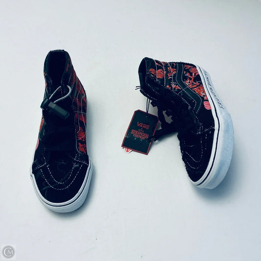 Shoes Sneakers By Vans In Black, Size: 7.5