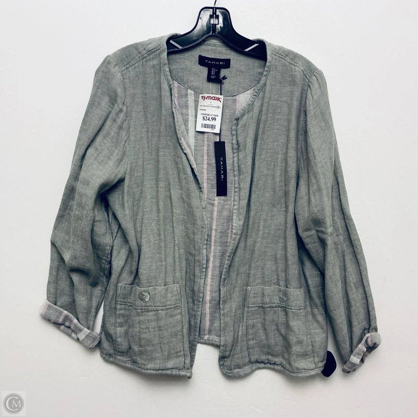 Blazer By Tahari In Green, Size: L