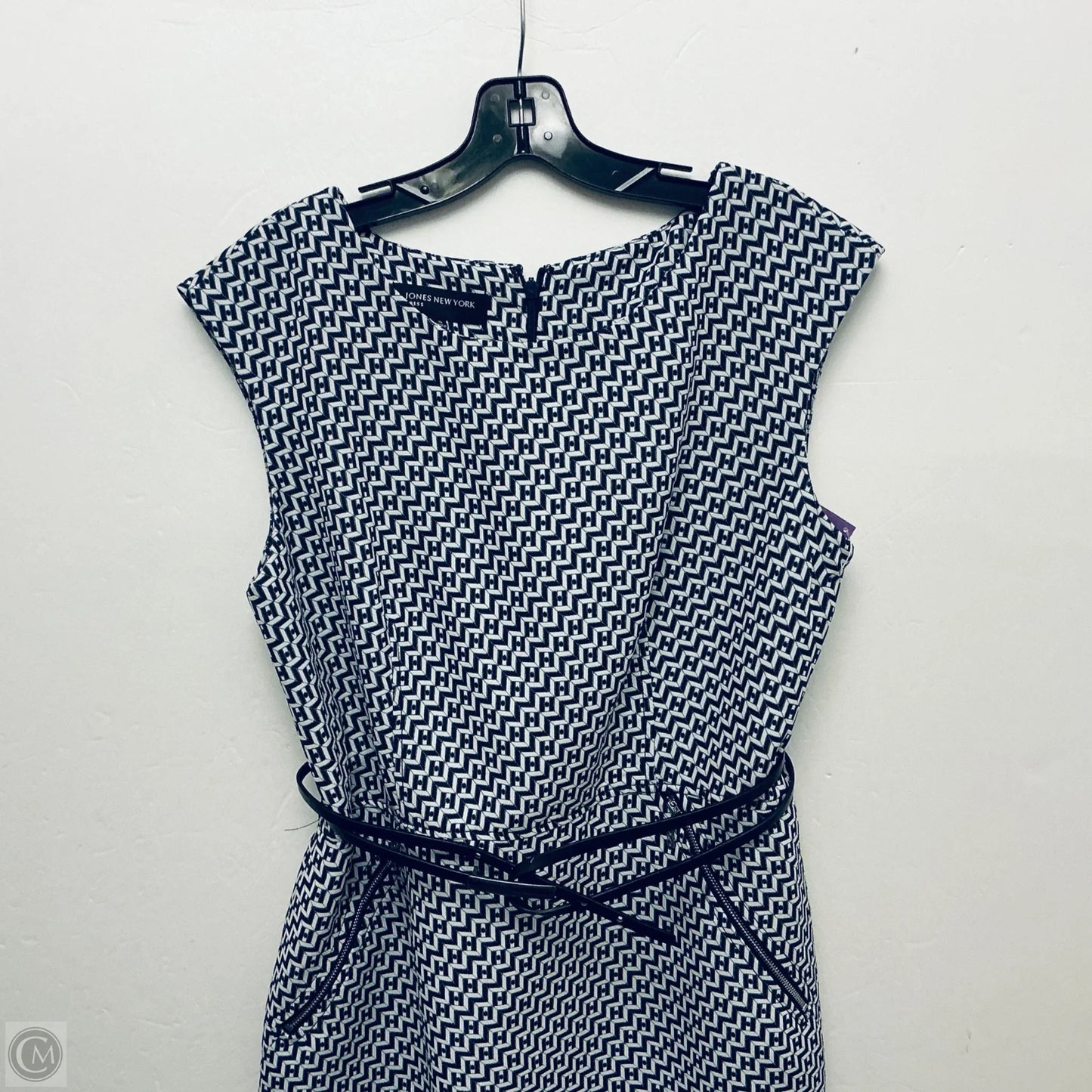 Dress Work By Jones New York In Blue, Size: L