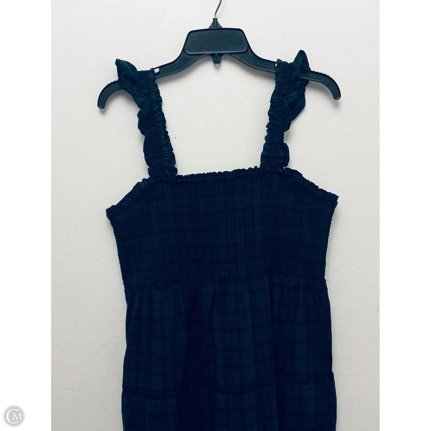 Dress Casual Maxi By J. Crew In Plaid Pattern, Size: L