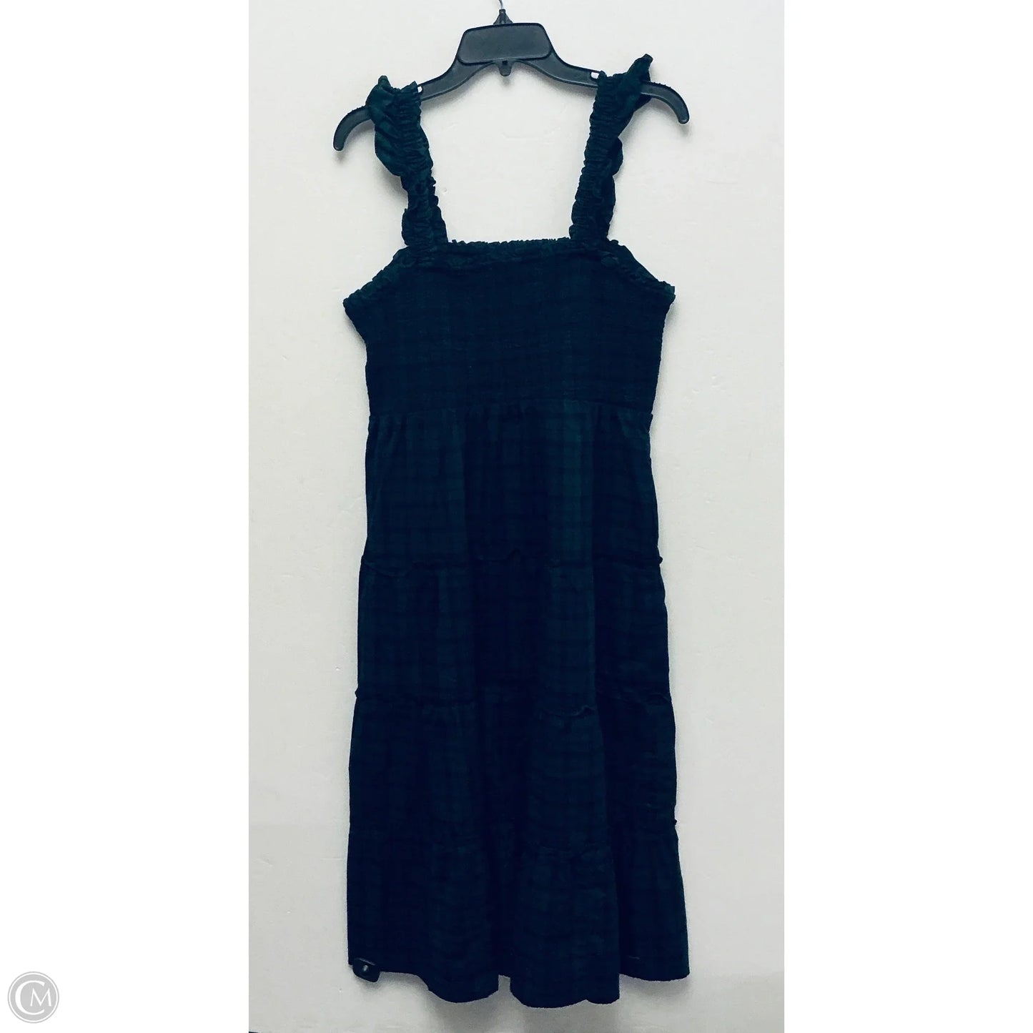 Dress Casual Maxi By J. Crew In Plaid Pattern, Size: L