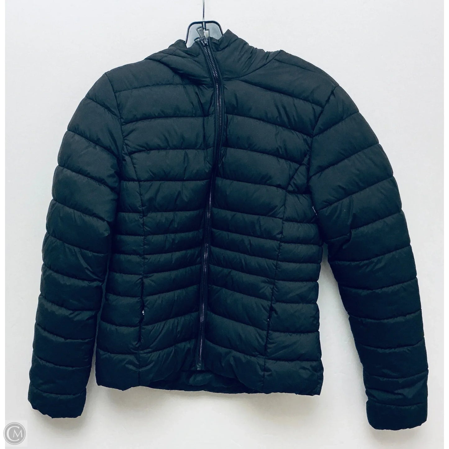 Jacket Puffer & Quilted By Clothes Mentor In Black, Size: L