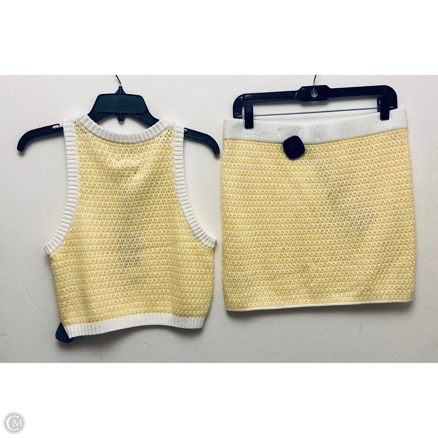 Skirt Set 2pc By Future Collective In Yellow, Size: M