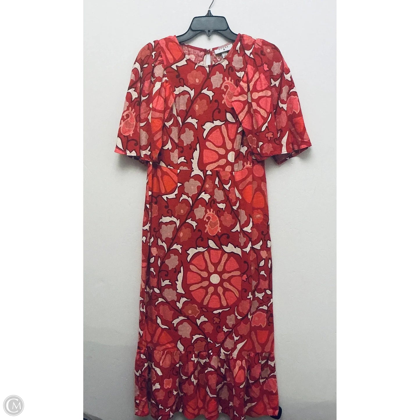 Dress Casual Maxi By Rhode In Pink, Size: 12