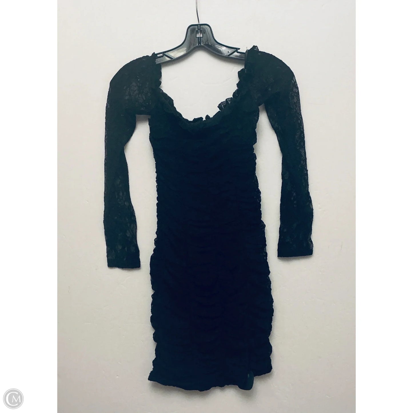 Dress Casual Midi By Forever 21 In Black, Size: S
