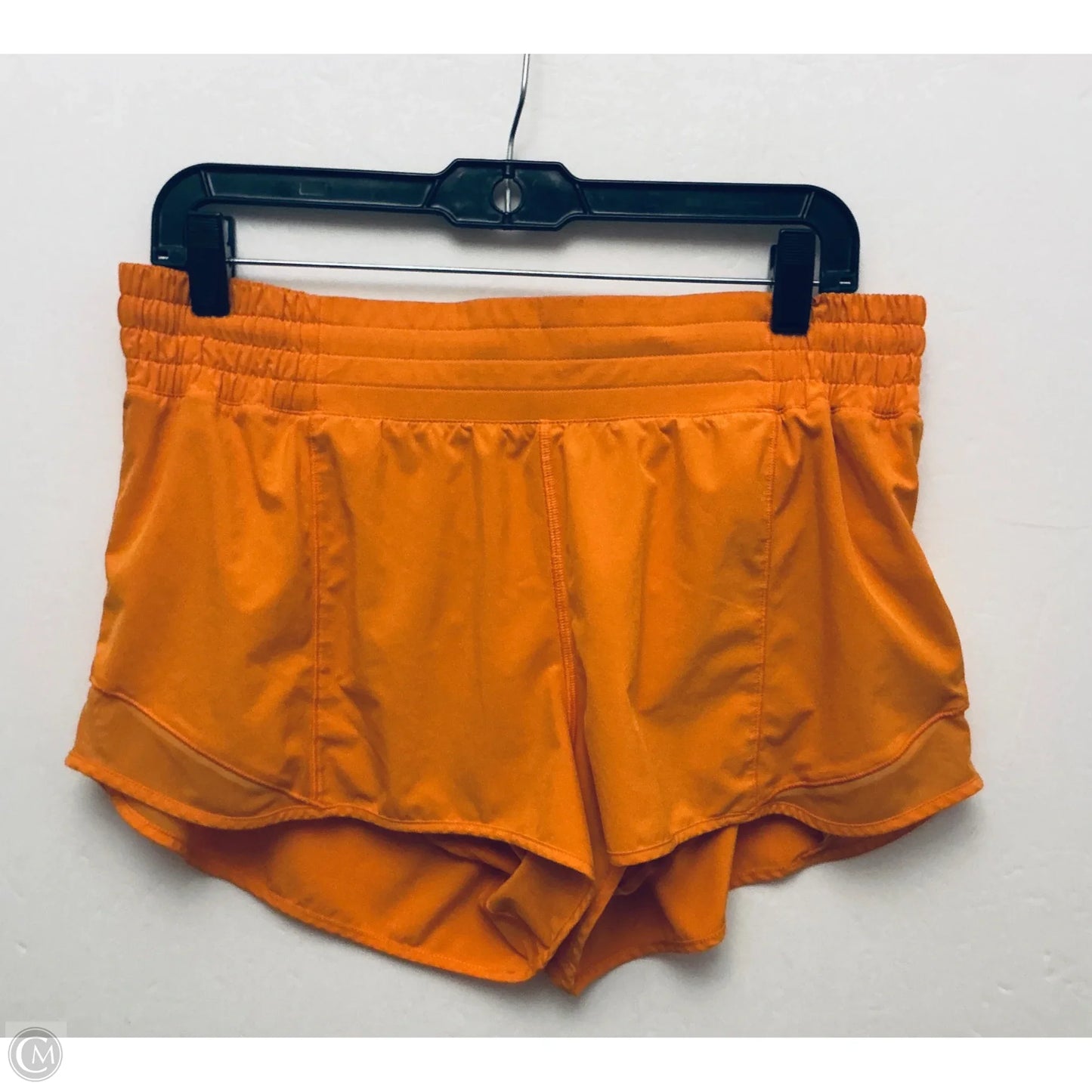 Athletic Shorts By Lululemon In Orange, Size: 12