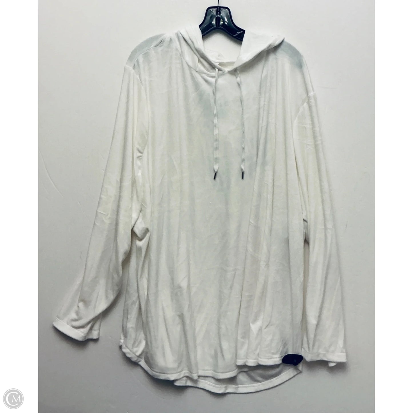 Sweater By Livi Active In White, Size: 3x