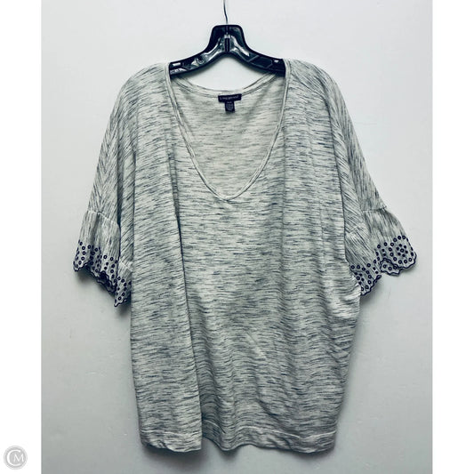 Top Long Sleeve By Lane Bryant In Ivory, Size: 3x