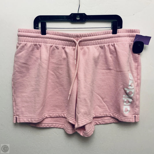 Shorts By Adidas In Pink, Size: 2x