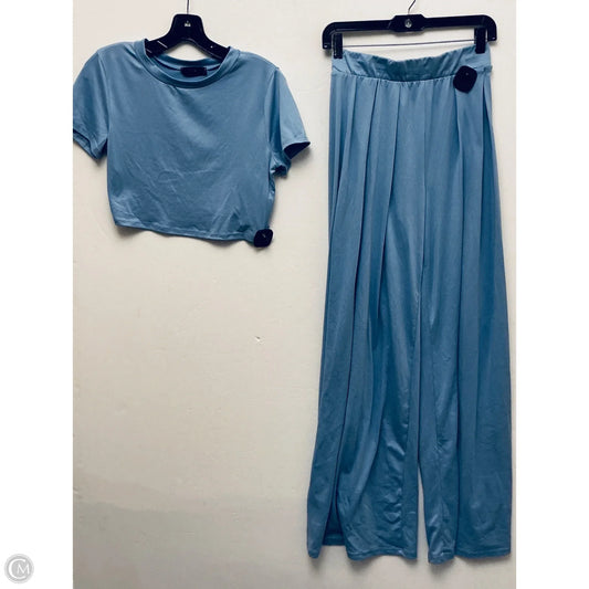 Lounge Set Pants By Clothes Mentor In Blue, Size: M