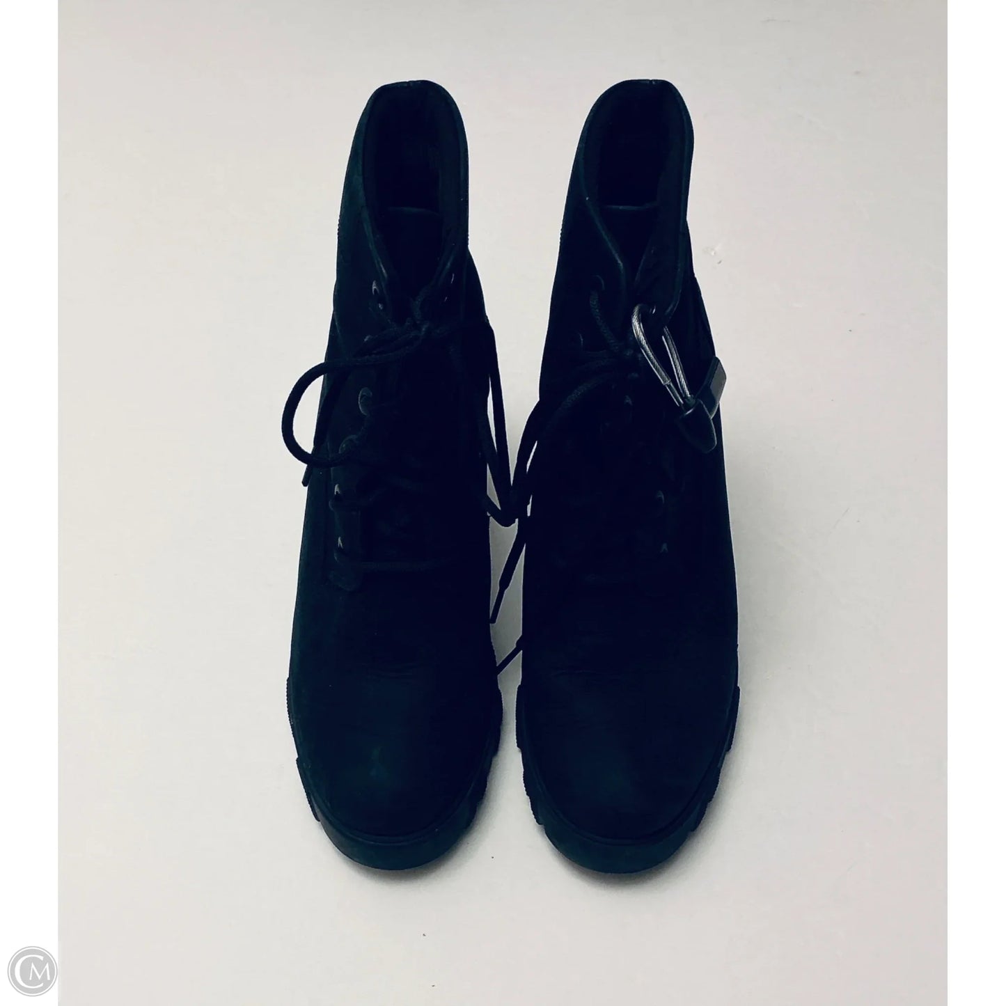 Boots Ankle Heels By Timberland In Black, Size: 10