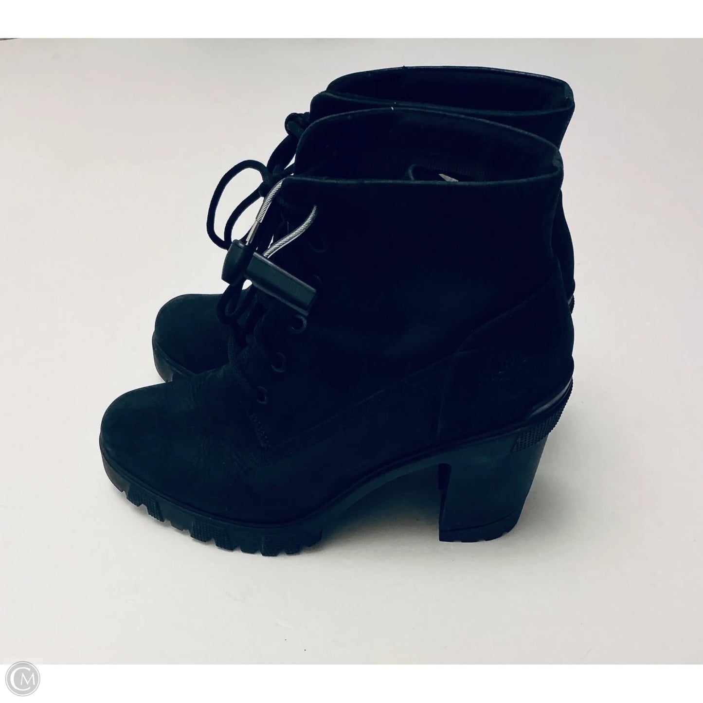 Boots Ankle Heels By Timberland In Black, Size: 10