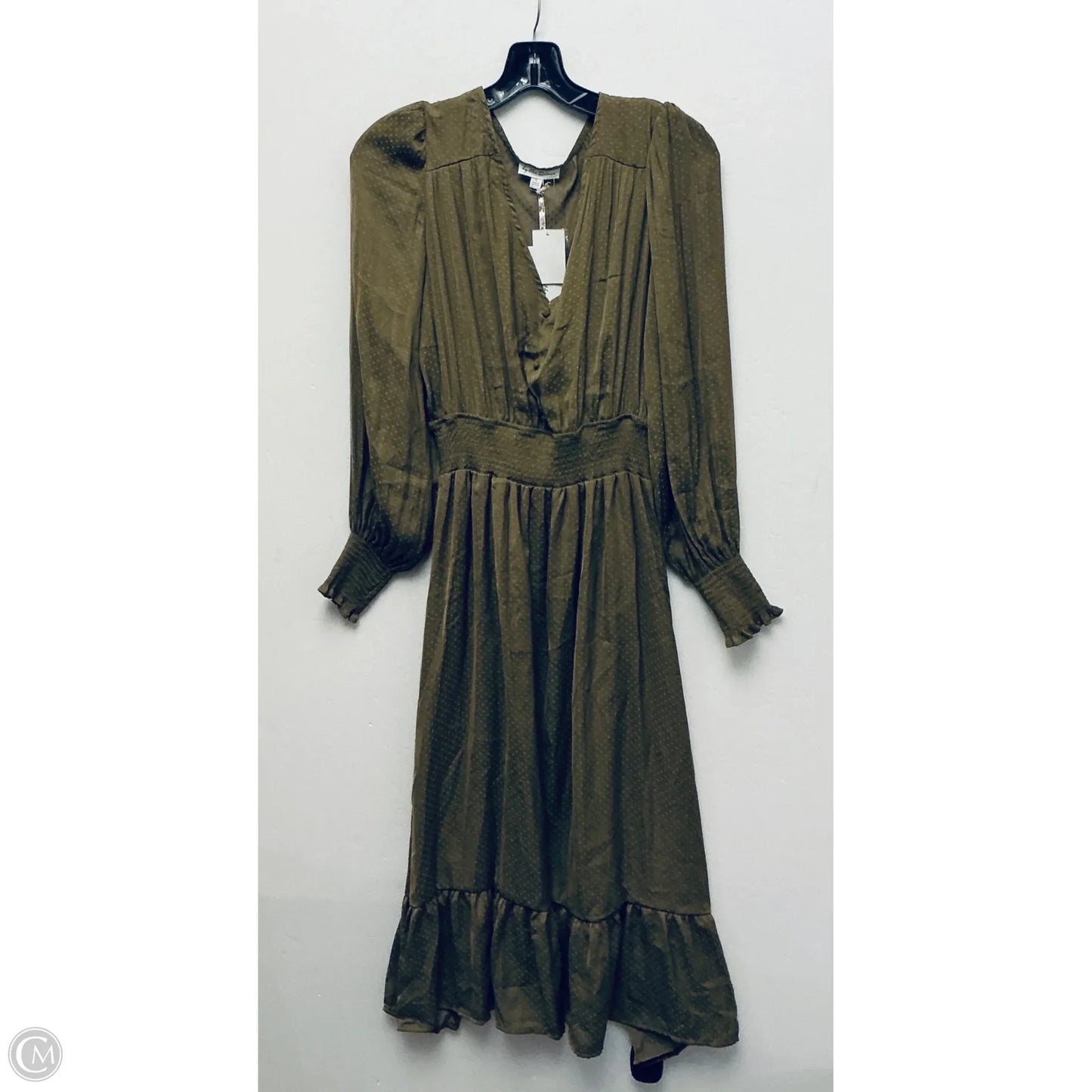 Dress Casual Maxi By By The River In Green, Size: L