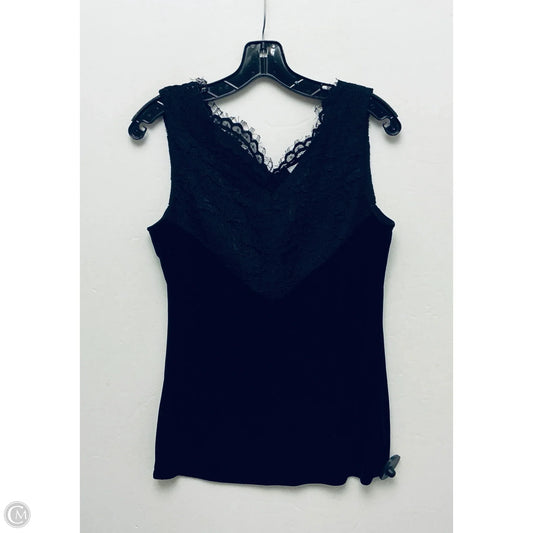 Top Sleeveless By Calvin Klein In Black, Size: S