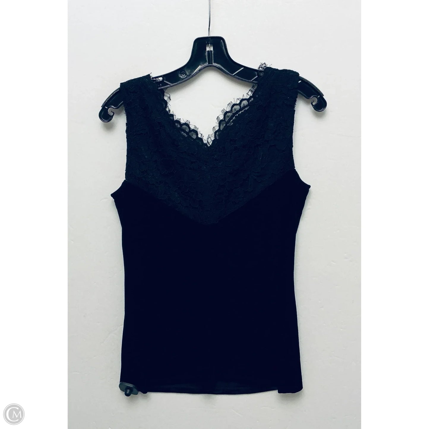 Top Sleeveless By Calvin Klein In Black, Size: S