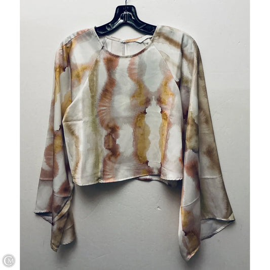 Top Long Sleeve By H&m In Multi-colored, Size: S