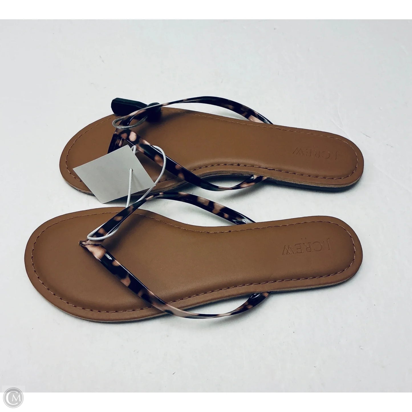 Sandals Flip Flops By J. Crew In Animal Print, Size: 9