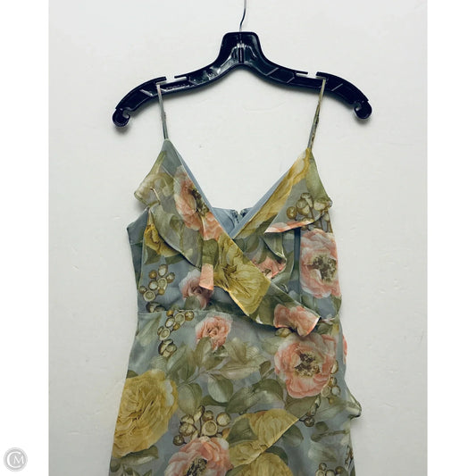 Dress Casual Midi By Express In Floral Print, Size: M