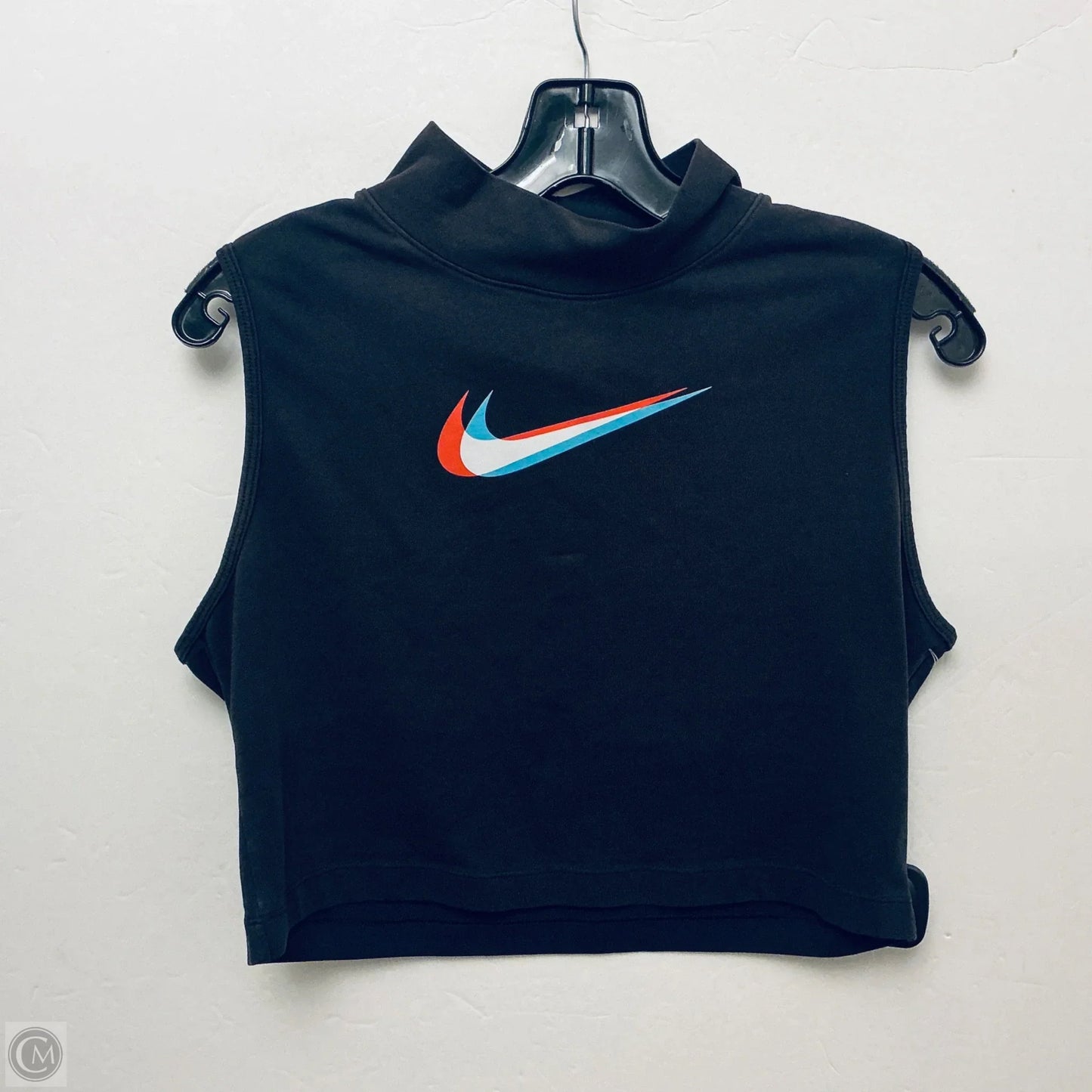 Athletic Tank Top By Nike Apparel In Grey, Size: L