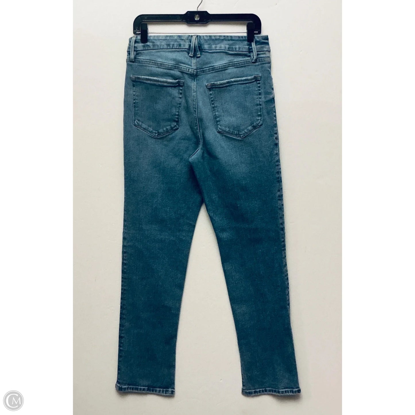 Jeans Straight By Good American In Blue, Size: 12