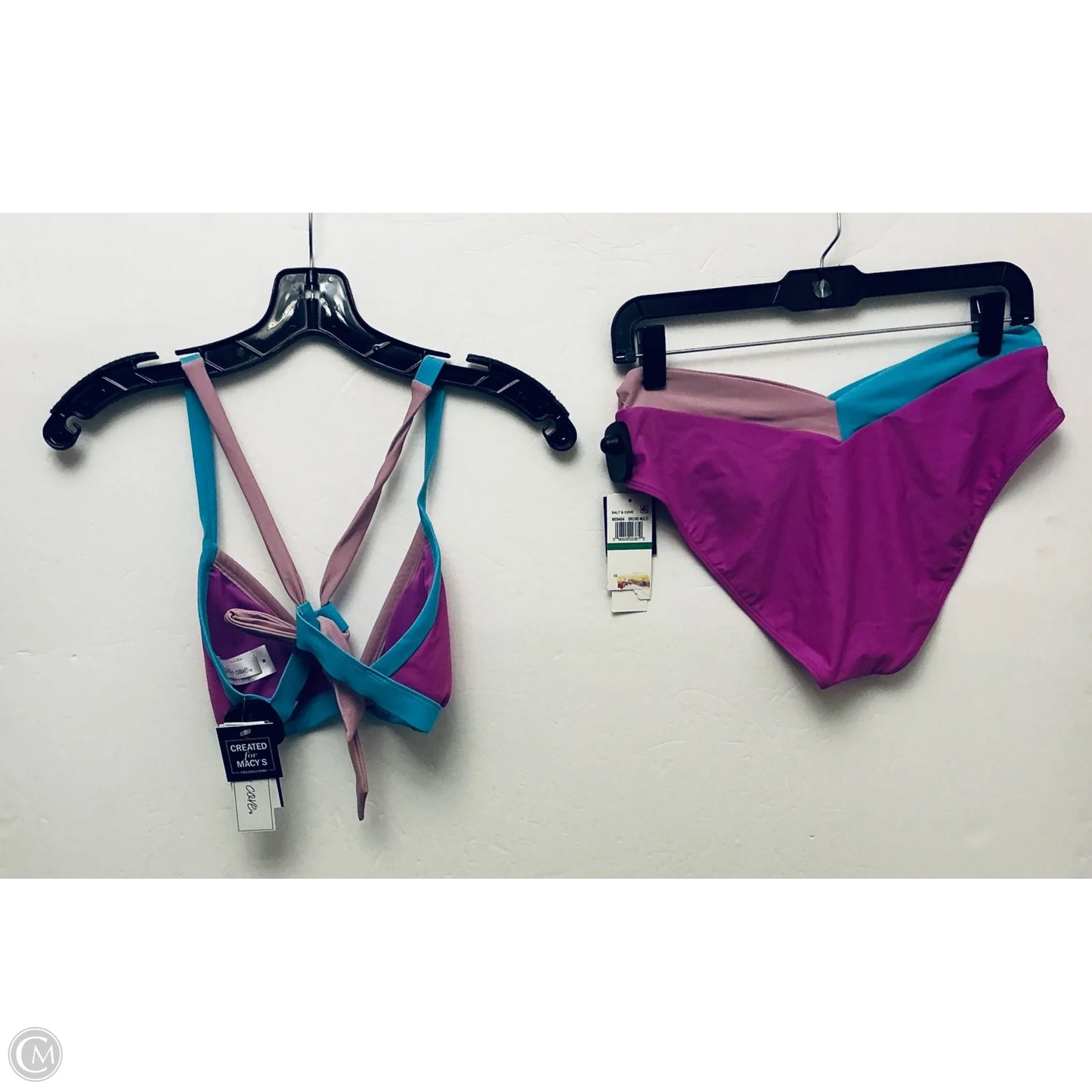 Swimsuit 2pc By Clothes Mentor In Purple, Size: L