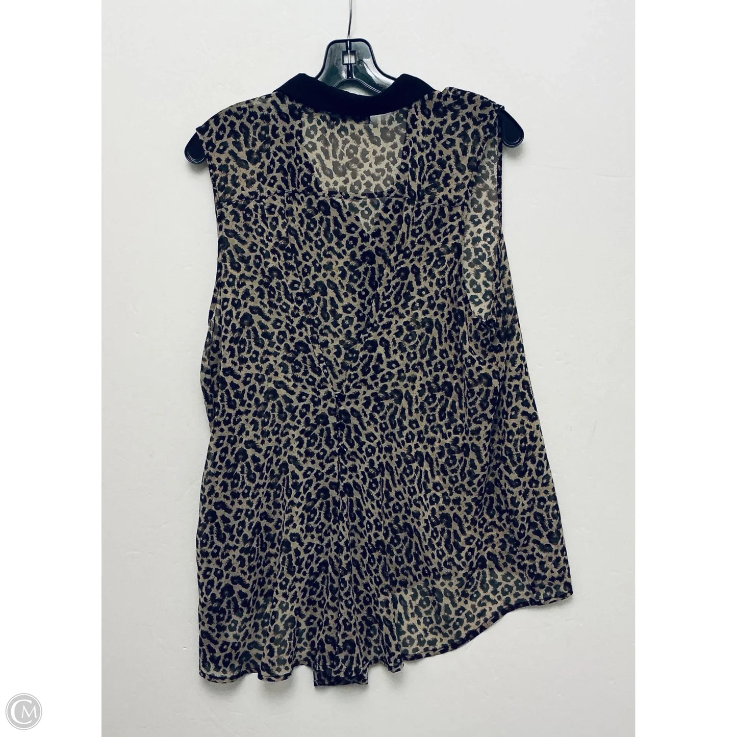 Top Sleeveless By Clothes Mentor In Animal Print, Size: Xxl