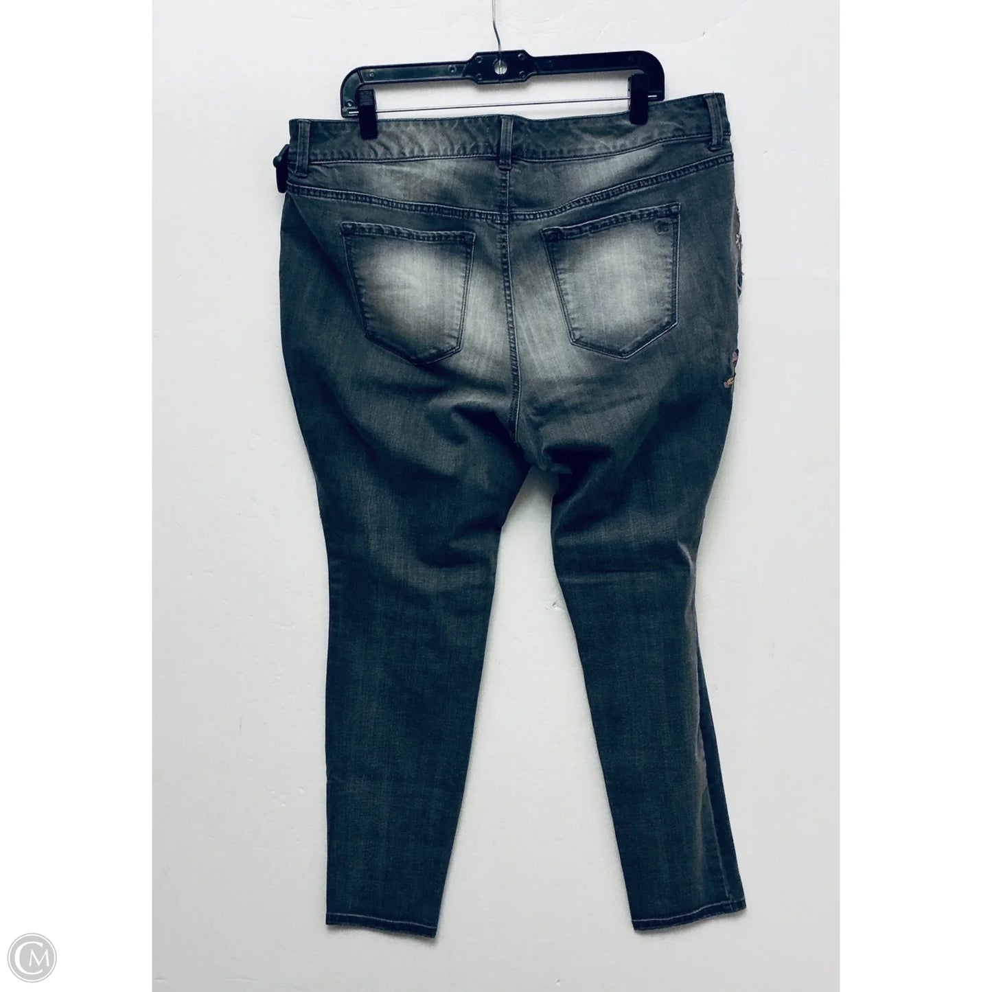 Jeans Skinny By Jessica Simpson In Grey, Size: 18