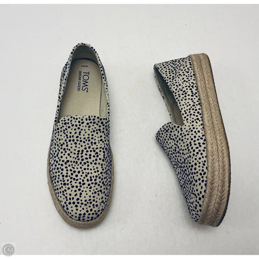 Shoes Flats By Toms In Tan, Size: 7