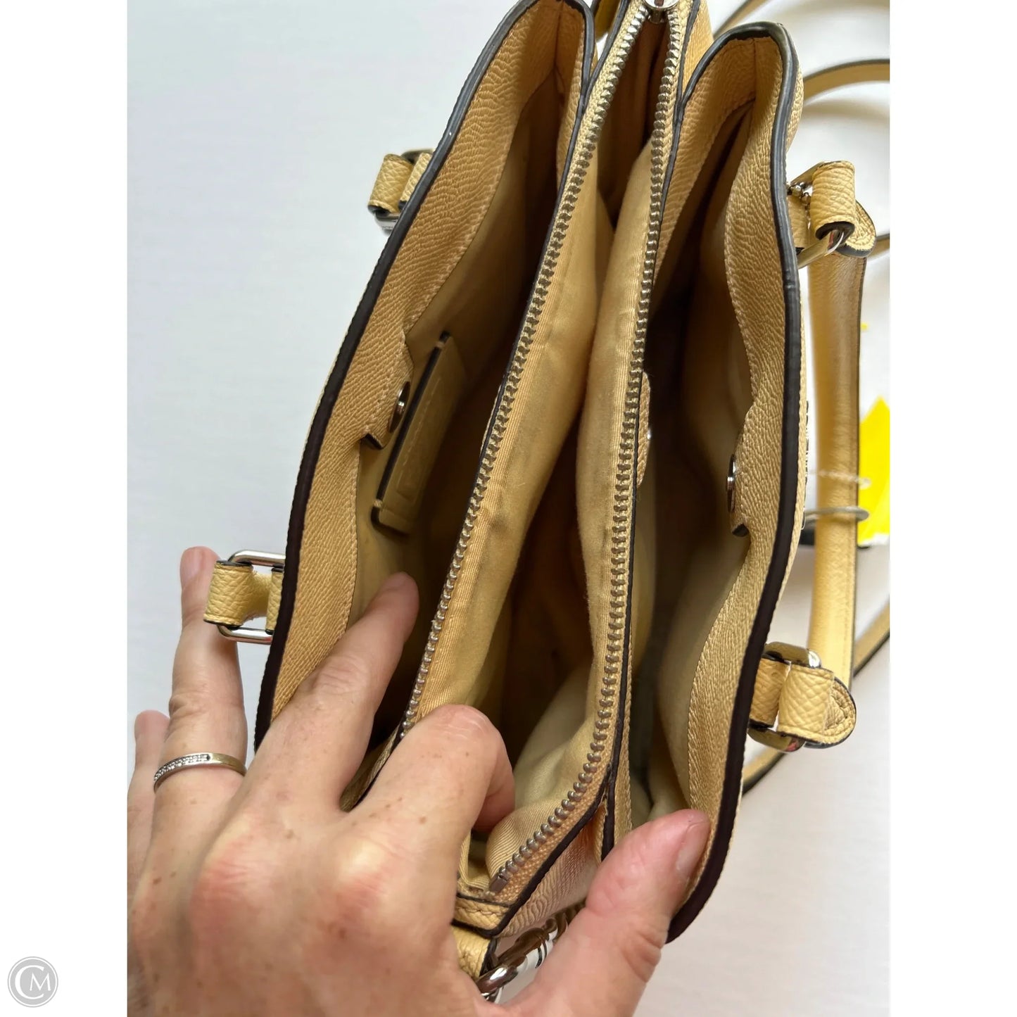 Crossbody Designer By Coach, Size: Medium