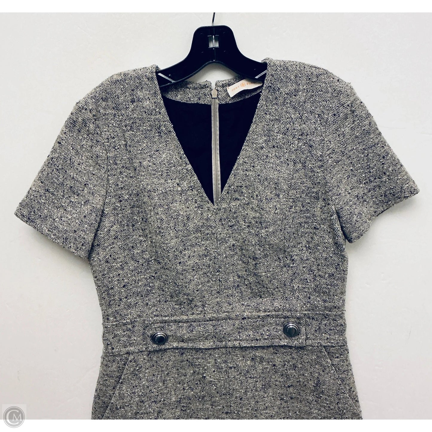 Dress Designer By Tory Burch In Grey, Size: 6
