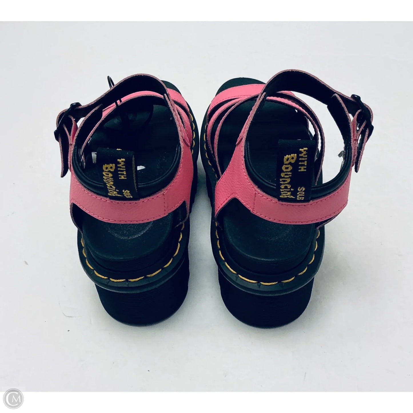 Shoes Heels Platform By Dr Martens In Pink, Size: 5