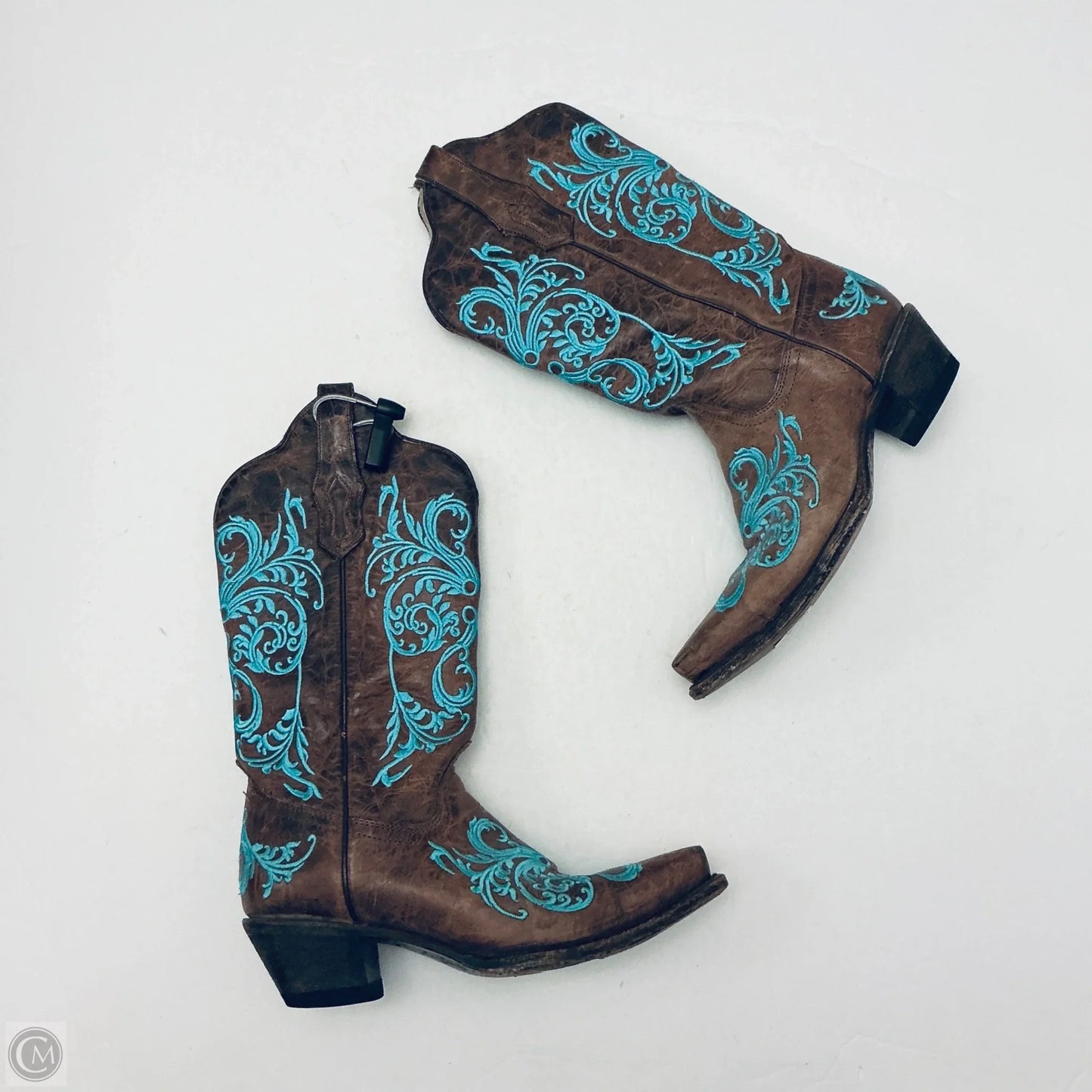 Boots Western By Corral In Blue, Size: 7.5
