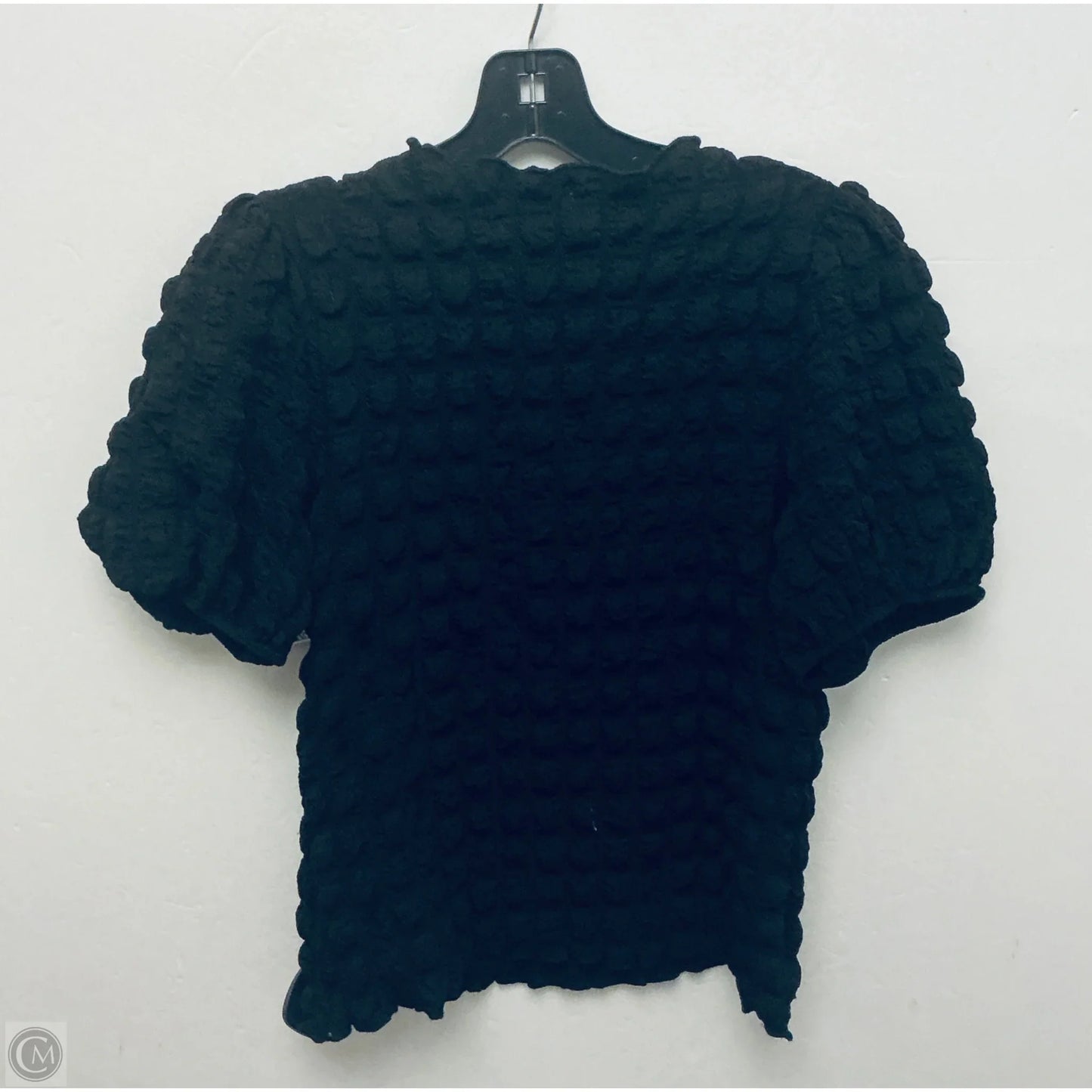 Top Short Sleeve By Espresso In Black, Size: L