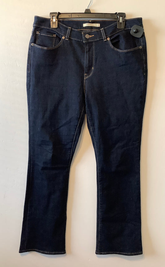 Jeans Boot Cut By Levis In Navy, Size: 12