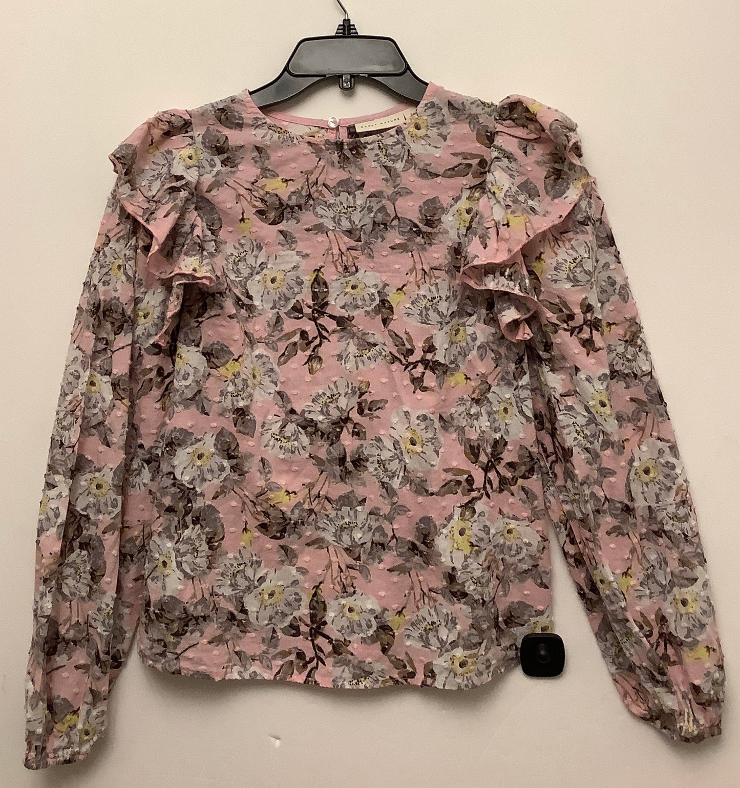 Top Long Sleeve By Clothes Mentor In Pink, Size: S