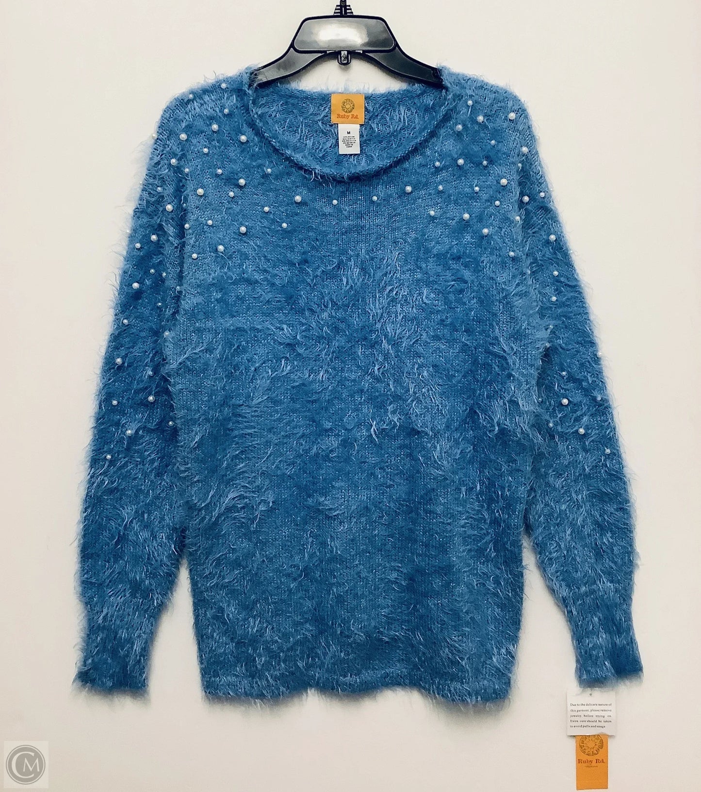 Top Long Sleeve By Ruby Rd In Blue, Size: M