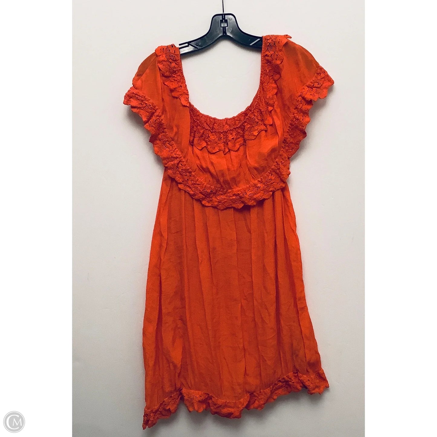 Dress Casual Short By Umgee In Orange, Size: M