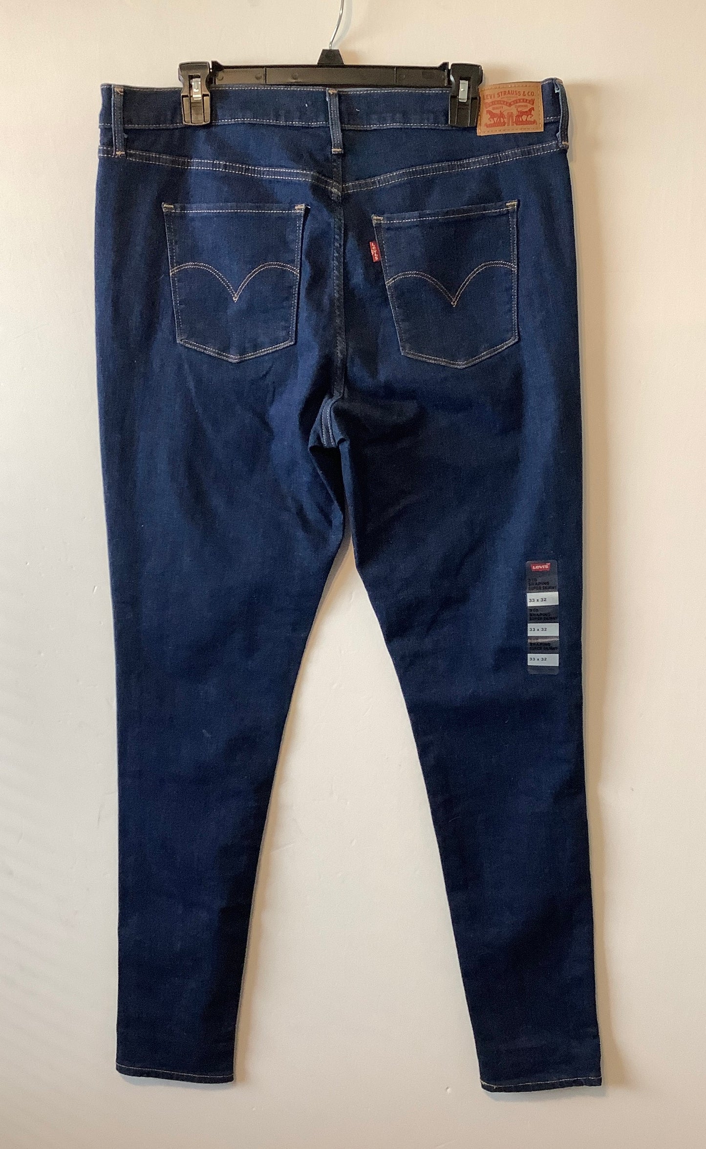 Jeans Skinny By Levis In Blue, Size: 14