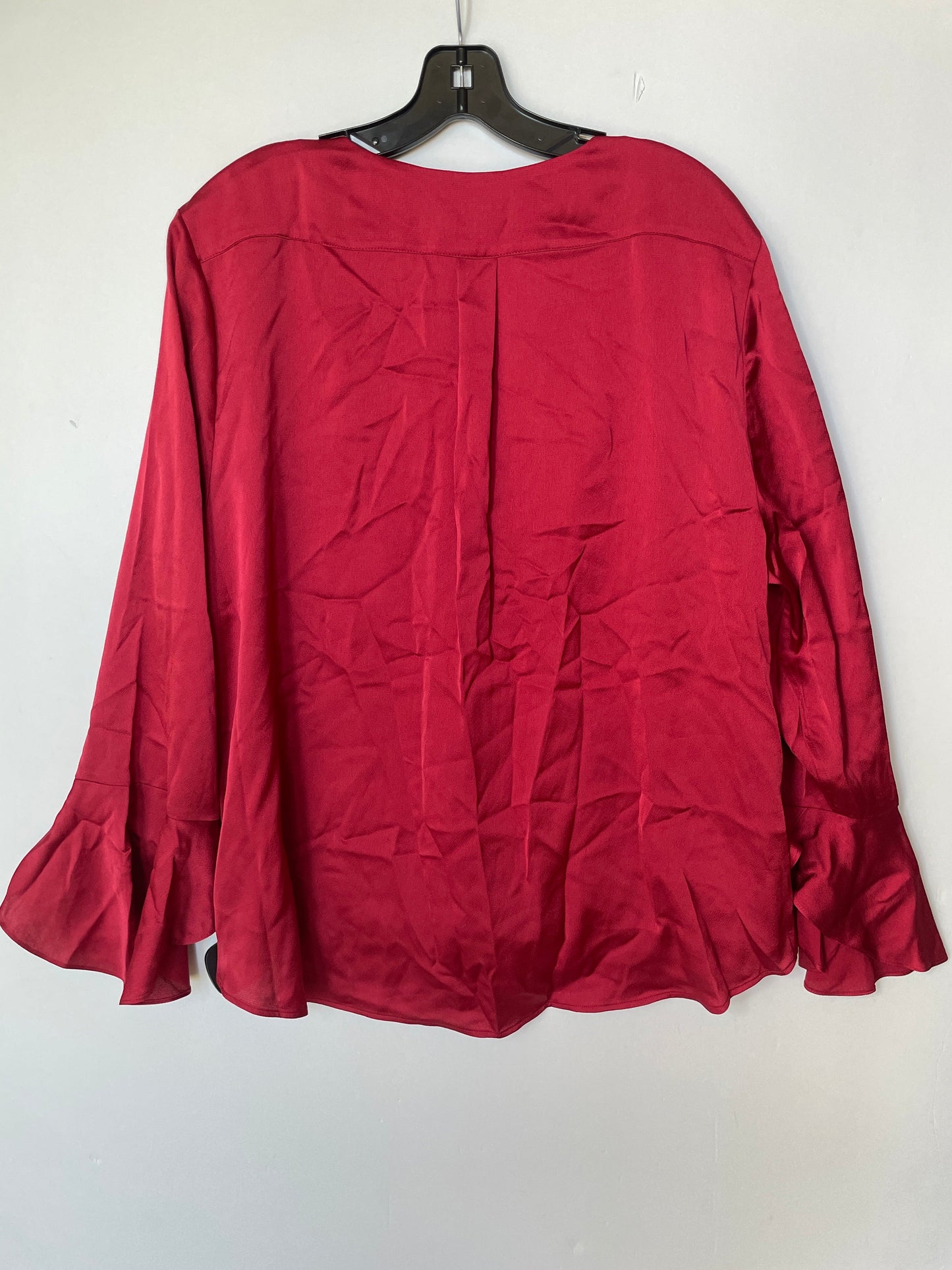 Red Top Long Sleeve Vince Camuto, Size Xxl