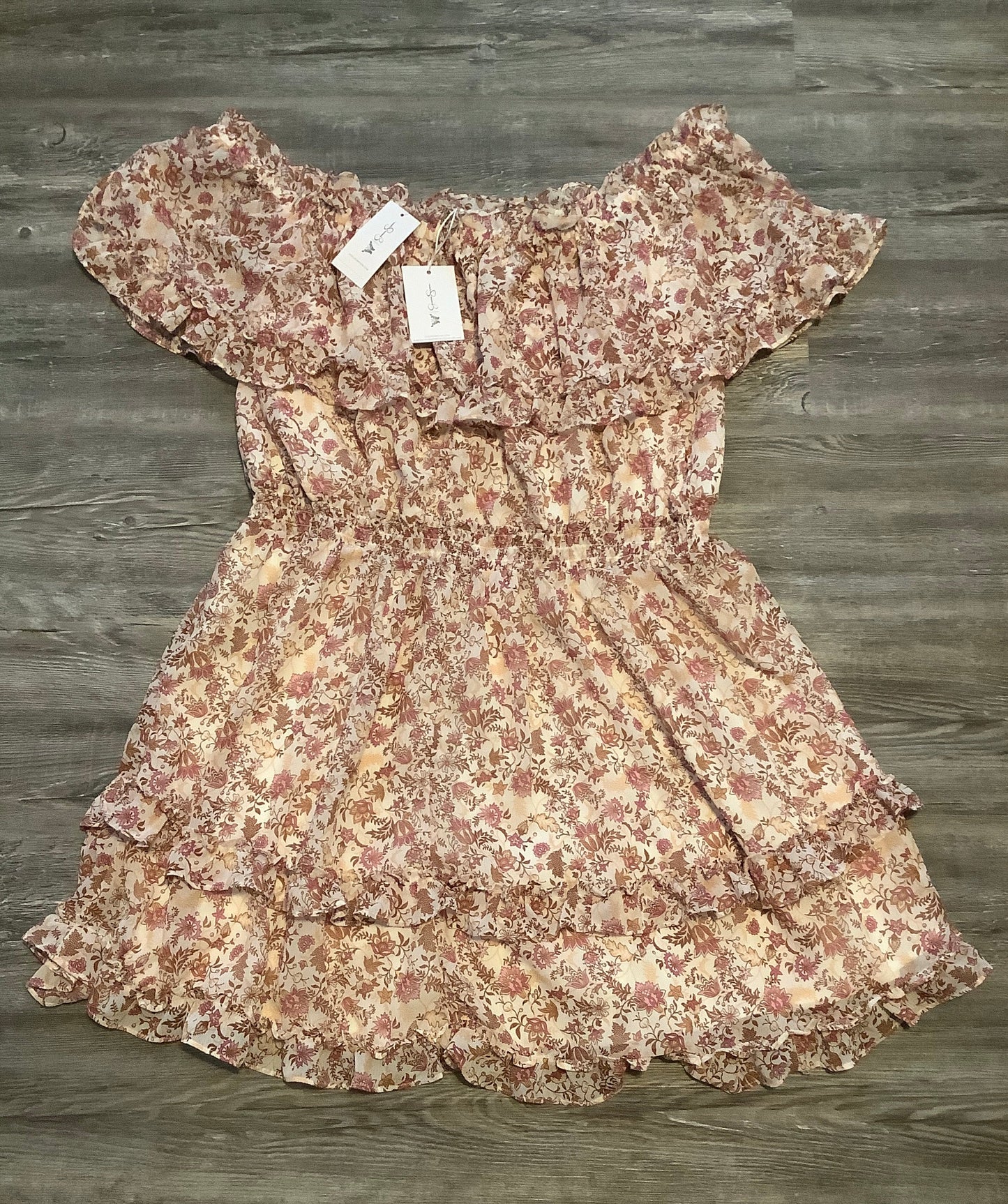 Pink Dress Casual Short Jessica Simpson, Size 2x