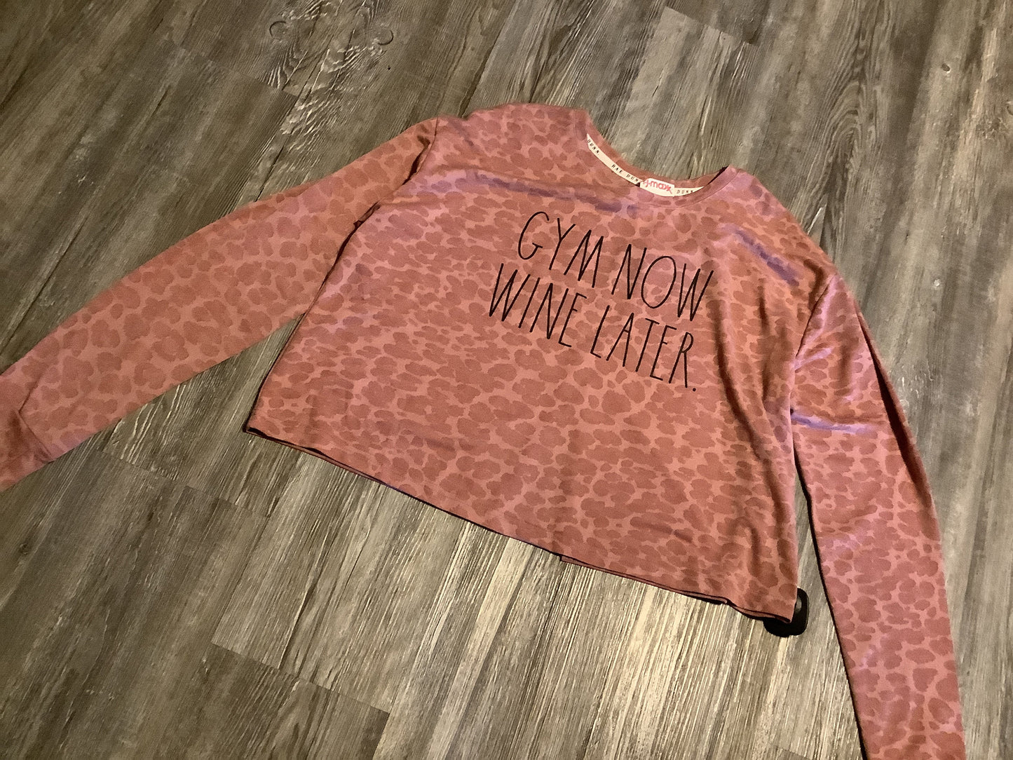 Athletic Top Long Sleeve Crewneck By Clothes Mentor In Pink, Size: L