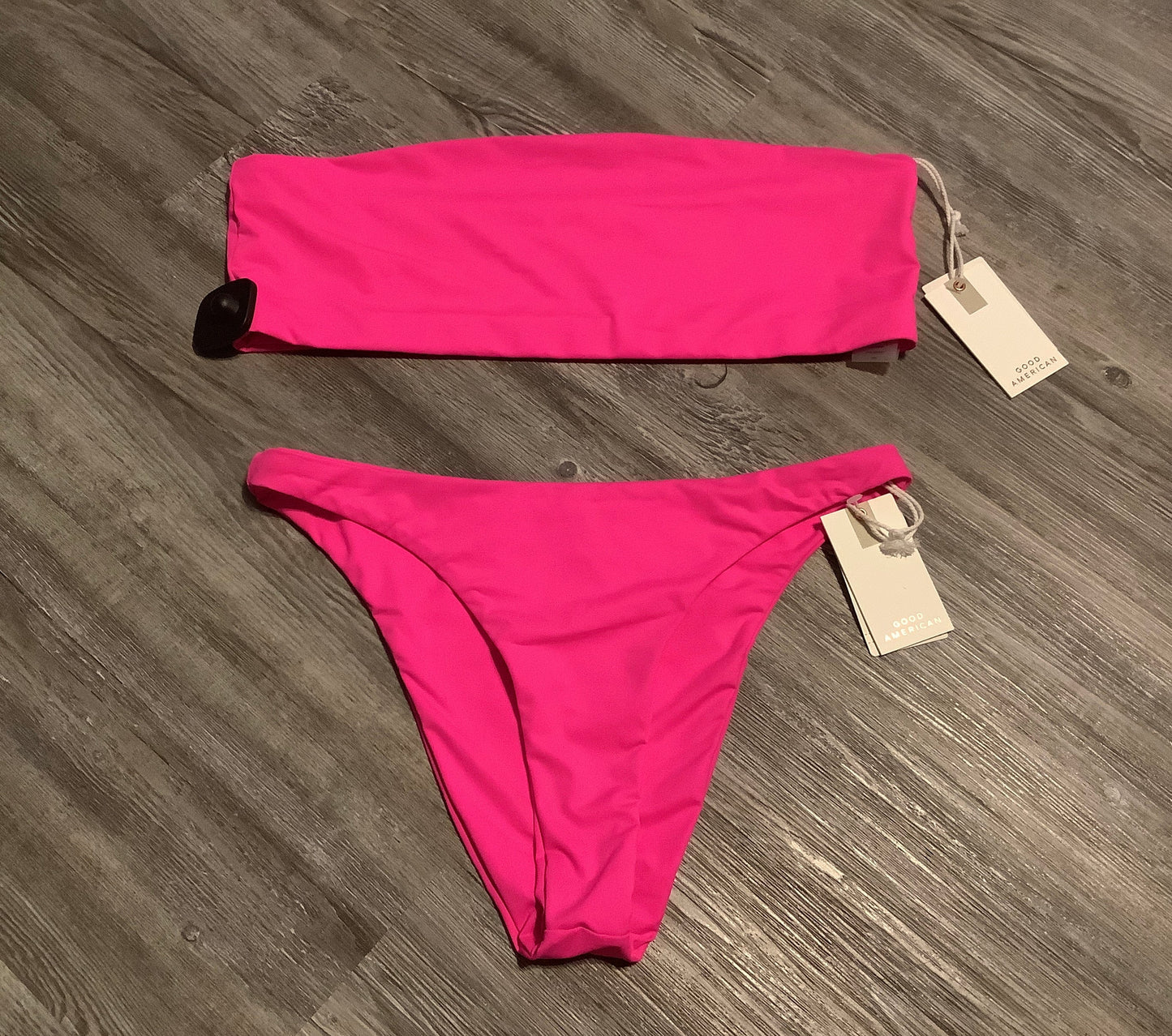 Pink Swimsuit 2pc Good American, Size 4