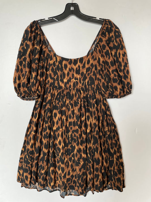 Animal Print Dress Casual Short By Together, Size S