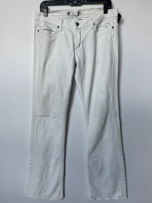 White Jeans Boot Cut Habitual, Size 12