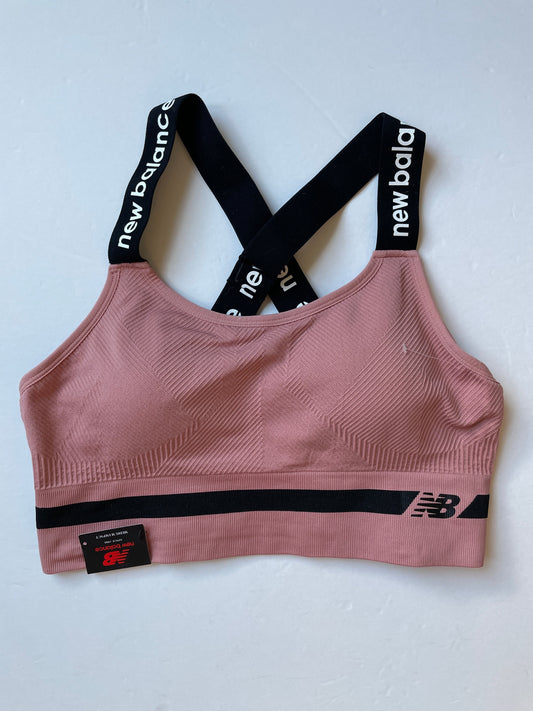 Athletic Bra By New Balance In Pink, Size: Xl